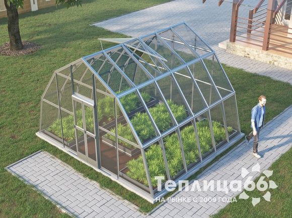 Теплица Рада Нил под стекло, 4,5х4 метра
